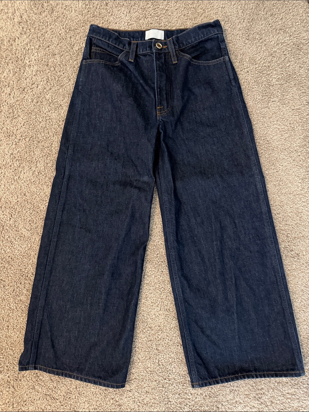 Frame Le Italien Wide Crop Jeans